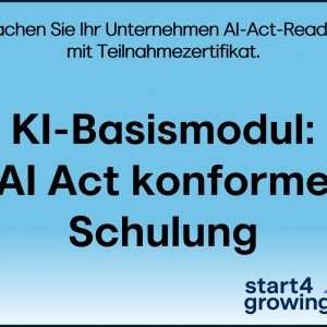 KI-Einführung: BASISMODUL Mindestanforderungen